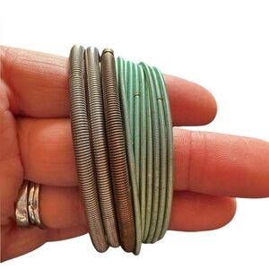 13 Piece Stretch Metal Bracelet Set
